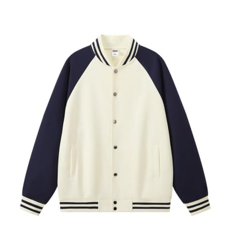 Ying Men Jacket Men Light Comfortable Casual Long Sleeve Jacket Men Personality Trend Sport Outdoor Jacket Men Temperament Classic Fashion Transition Jacket J-Apricot L