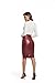 Faux Leather Skirts for Women High Waisted Leather Bodycon Pencil Skirt