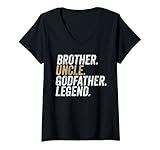 Photo Gallery donna regali di natale da godchild - zio godfather legend maglietta con collo a v Photo Gallery donna regali di natale da godchild - zio godfather legend maglietta con collo a v