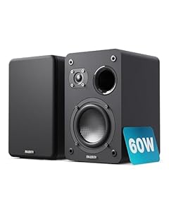 MAJORITY D70X Lautsprecher Boxen | 2 x 30W Regallautsprecher Passiv | HiFi Lautsprecher Doppeltreibern Lautsprechermembranen aus Kohlefaser | DJ Boxen 6Ω Impedanz & 40HZ-20KHZ Frequenzgang (Schwarz)