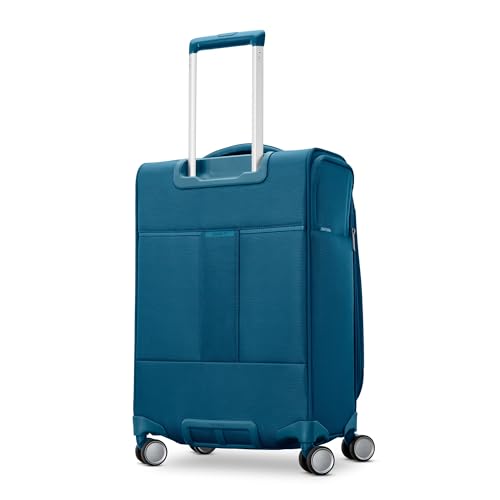Image of Samsonite UpLIFT Lightweight Softside Carry-On Luggage with Spinner Wheels - Expandable - Airline-Approved, Polyester Soft Suitcase for Ultra Light Travel - Cerulean Blue