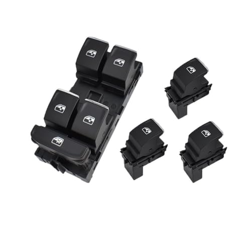 Interrupteur de lève-vitre haut de gamme pour commande principale VW Golf 7 MK7 - 4