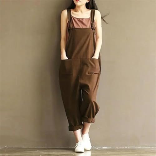 Combinaison sans manches ample pour camoufler les formes avec style