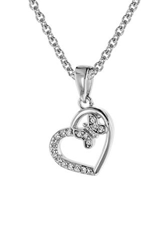 Preisvergleich Produktbild trendor Anhänger mit Kette für Mädchen Silber 925 08807