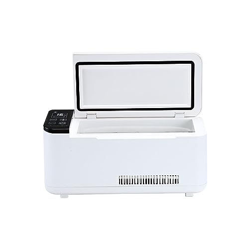 QWAXTRIW Mini Refrigerators Insulin Fridge Portable Car Charge Variable Frequency Constant Temperature Medicine Fridge for Bedroom Apartment Cars (Package 1)