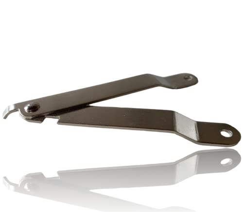 12 Bisagras Pequeñas para Apertura de Tapa Cuadro de Luz o Cubre Contador Eléctrico - Bisagra Decorativa Compas, Escuadra Plegable Puertas de Madera para Caballete, Armarios y Muebles de Cocina