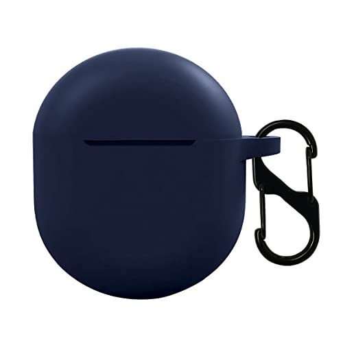 Image of KACA Protective Shockproof Silicone Cover Case with Buckle Compatible with OnePlus Buds (Midnight Blue)