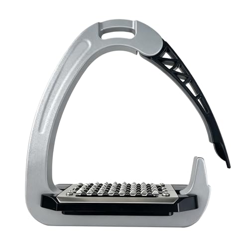 THREE ARCHERS Side Opening Safety Stirrups with 4.7”Anti-Slip Grated Tread