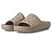 Crocs Unisex Adults Classic Slide v2, Taupe, 8 UK Men/9 UK Women