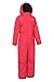 Mountain Warehouse Cloud Kids All in 1 Snowsuit - Waterproof Skisuit Active Red Kids 3-4 Yrs (98-104 cm)
