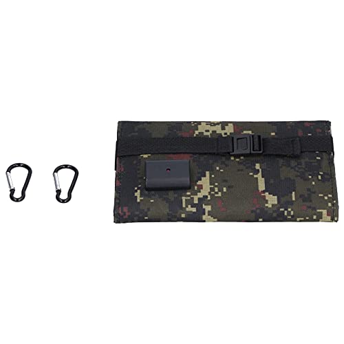 Panel Solar Plegable USB de 20 W, Cargador células solares USB policristalino portátil de 5 V para teléfono Inteligente, Tableta computadora portátil, cámara para Uso en Exteriores (Camouflage)