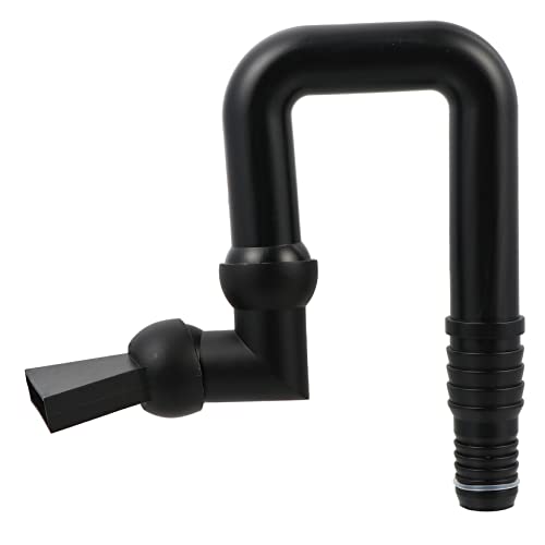 HYTROVE 水槽のダックビル ビル水族館ホース 装飾 小型水槽ポンプ 水族館エアストーン アヒル 水族館のチューブ 水槽フィルター フィン 水出口ノズル 池 Black プラスチック