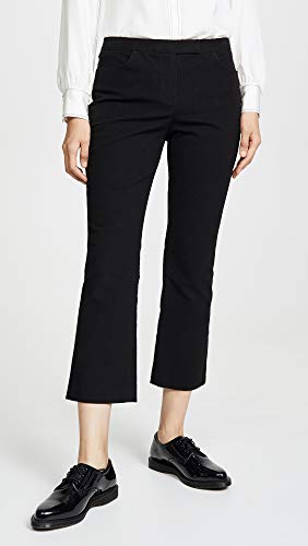Theory Womens Kick Flare Crop Pants Black 42