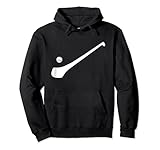 Silhouette Hurling Stick And Ball Hurley Irish Player Lover Pullover Hoodie
