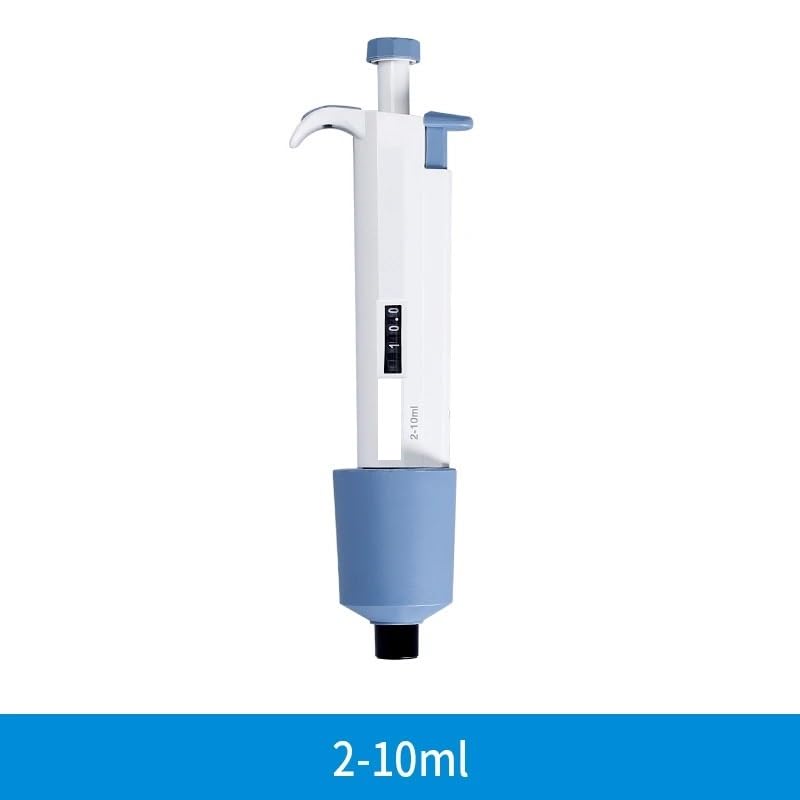 Lab Instruments - 1-10ml Digital Adjustable Pipette Micropipette Pipettor Gun with 10ml Tip