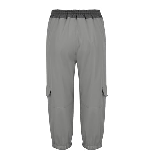 Legging évasé avec poches multiples et taille haute extensible - 3
