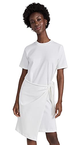 vince tie waist cotton dress Vince Womens S/S Side Tie Dress, Off-White, Small US at Amazon Women's  Clothing store