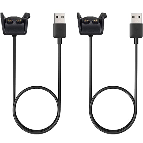 E ECSEM Charging Cable Compatible with Garmin Approach X40/ Vivosmart HR/Vivosmart HR Plus GPS Golf Band, 2pcs