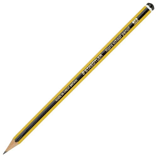 STAEDTLER121-HB Noris School Graphite Pencils - HB Degree (Pack of 12 Pencils)