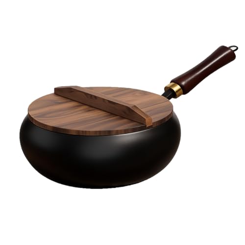 Wok de Hierro Fundido sin Recubrimiento, Acabado Martillado