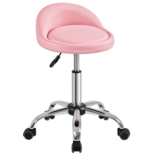 Yaheetech Adjustable Rolling Swivel Salon Stool...