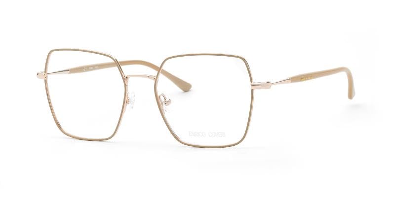 Enrico Coveri Okulary ECV167 dla kobiet, okulary korekcyjne, pasują do wszystkich rodzajów soczewek