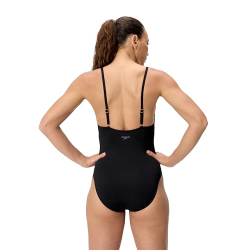 Speedo Women's Swimsuit One Piece Essentials with Removable Cups Soft Fabric - image 3