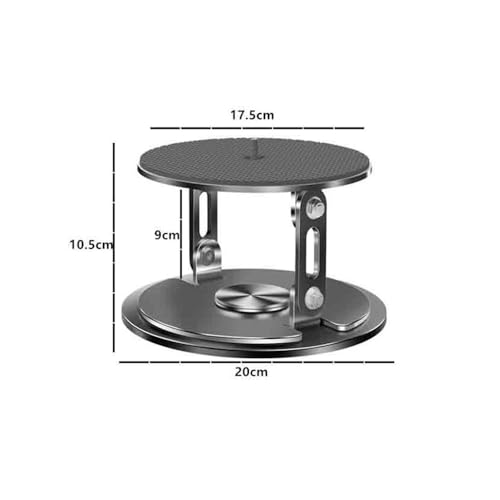Support de projecteur universel blanc avec base métallique rotative - 2