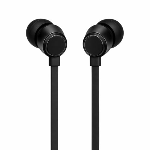 Image of Lynacz Original Type C Earphones for Powerful Bass Wired Earbuds HD Audio Clear Calling Microphone Compatible with All Type C Device (Boomin Black)