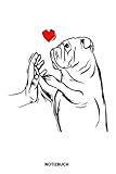 Englische Bulldogge Liebe: Notizbuch für Englische Bulldogge Liebhaber  liniert