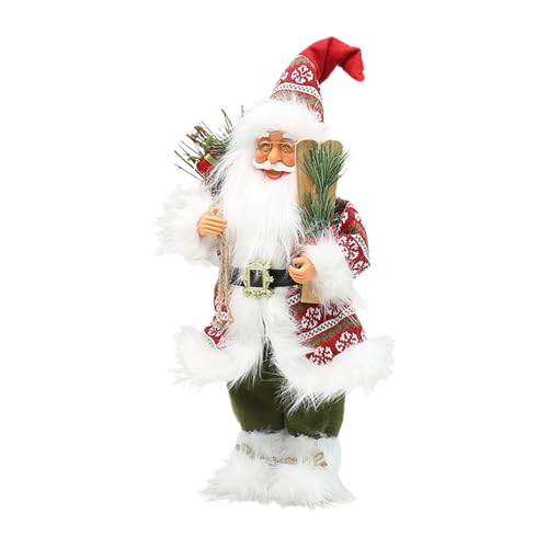 Figurine de table de Noël à thème rétro en matériau robuste durable