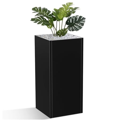 21+ Creative Flag Pole Landscaping Ideas for a Stunning Outdoor Space 6 Baotree Metal Planter Box, Planter Boxes Outdoor Heavy Duty Metal Garden Planter Spliced Flower Pot with Partitions, All-Weather Use with Drainage Holes for Patio/Porch-30 x 14" x 14"