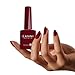 CANNI 6 Colors 9 ML Hema-Free Dark Red Gel Polish Set, Deep Cherry Red Burgundy Gel Nail Polish Blood Wine Red Color Kit, Soak Off LED Nail Gel Manicure Kit DIY at Home Salon Gifts