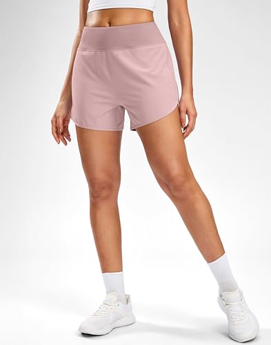 Image of G Gradual Women's Running Shorts with Mesh Liner 3 inch Workout Athletic Shorts for Women with Phone Pockets
