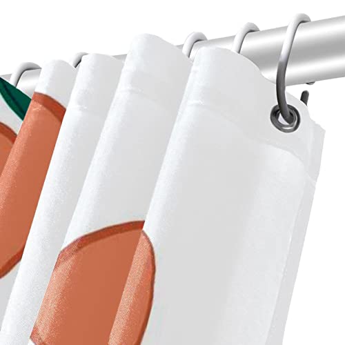 Rideau de douche sans odeur Apples plastique sain imperméable pour baignoire - 6