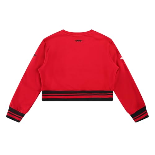 Image of Pro Standard Big Girls NBA Retro Classics Fleece Crewneck Sweatshirt