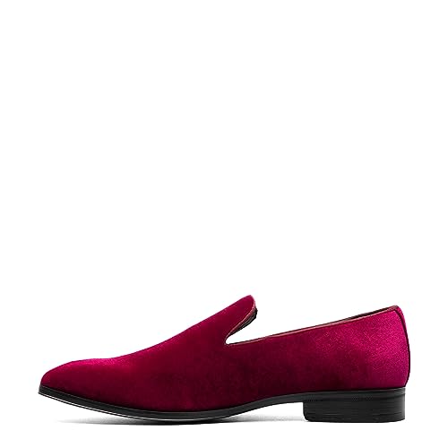 Stacy Adams Men's Savian Velour Slip-On Cranberry 8 Medium by Stacy Adams - Used condition - Image 4