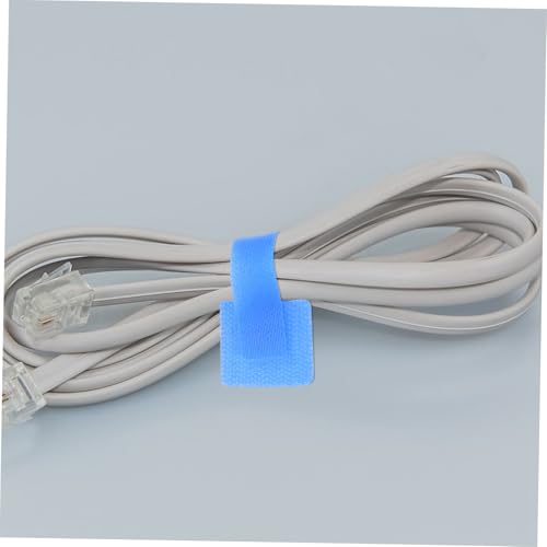ARTIBETTER 50 piezas Accesorios de escritorio Reutilizables Correas para cables Gestión de cables para escritorio de juegos, oficina y hogar miniatura 6