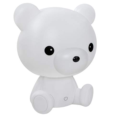 Preisvergleich Produktbild MALATEC Kinderlampe Nachtlicht für Kinder mit Lichtintensitätsregelung Einschlafhilfe Hase / Teddybär 7881, Muster:Bärchen