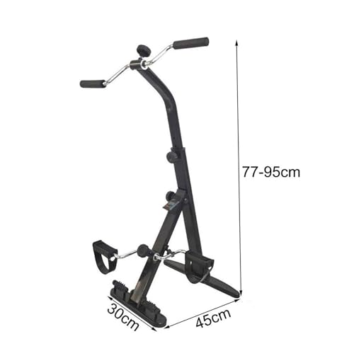 Bicicleta estática plegable para entrenamiento de brazos y piernas miniatura 2