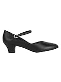 Jazz Tanzschuhe So Danca CH791 Tanzschuhe Farbe Schwarz GB 6, EU 39 mit Button
