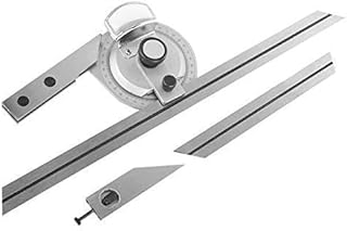 360 Degree Universal Bevel Protractor Angle Finder with Magnifying Glass for Internal and External Angle Measurement