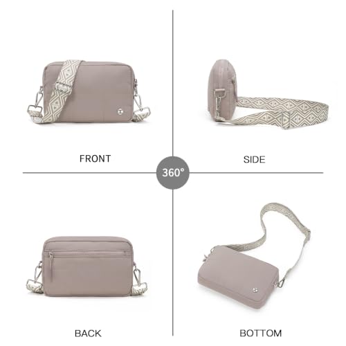 Image of Telena Crossbody Bags for Women Cross Body Purse with Guitar Strap | Lightweight Puffer Shoulder Bag for Travel