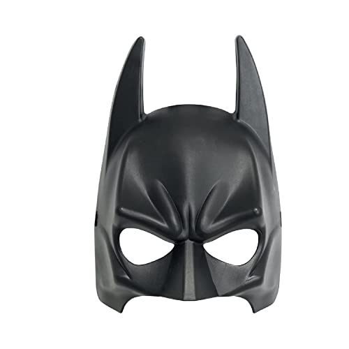 Image of Wanna Party Superhero Half Face Mask for Halloween Masquerade, Standard (Black)