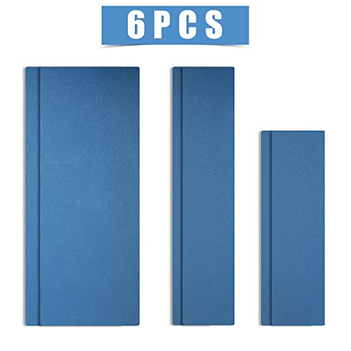 6pcs Cat Nail File Scratching Strips, 3 Sizes Blue 120 Grit Claw Sandpaper for Cats Scratch Pad With Reliable Rounded Corners - Image 3