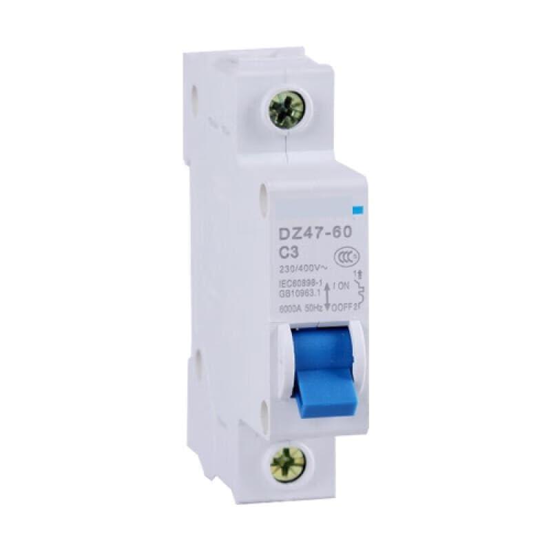Disjoncteur DZ47-60 1P C3 pour la protection de tableau électrique résidentiel