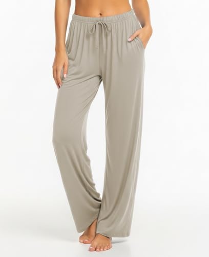 Image of Sexy Basics 3 Pack Buttery Soft Pajama Pants for Women | Comfy Casual Lounge Pajama Bottoms | Drawstring & Pockets Pj