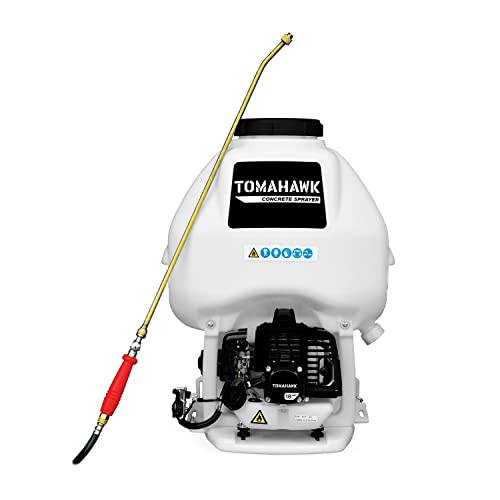 Tomahawk Power 6.5 Gallon Gas-Powered Sprayer with 1.8HP Engine and Wand Attachment (TCS6.5, Hardware-Sealers)