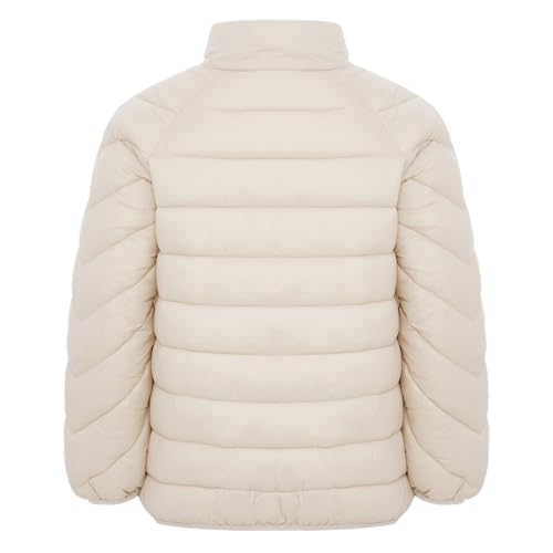 Image of YiZYiF Girls Thicken Padded Clothes Lightweight Puffer Jacket Zip Up Warm Outerwear Winter Fleece Coats 5-12 Years