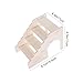 Milisten Hamster Nest Ladder for Pets Wooden Training Ladder for Hamsters Chinchillas Fun Exercise Toy for Cage Playtime Safe Sturdy Design